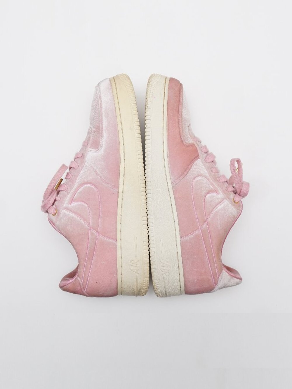 Raras Nike Air Force 1 Low '07 Pink Velour 2019. Talla 12 de hombre